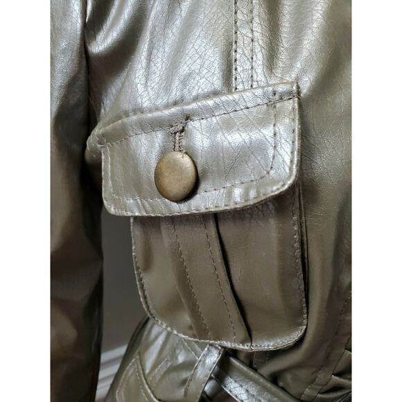 Liberty Collection Women's Green 100% Polyester Long Sleeve Adjustable Jacket M - Picture 4 of 12